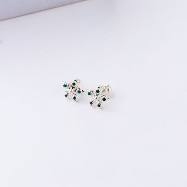 wear Silver Nakshatra Studs for festive look