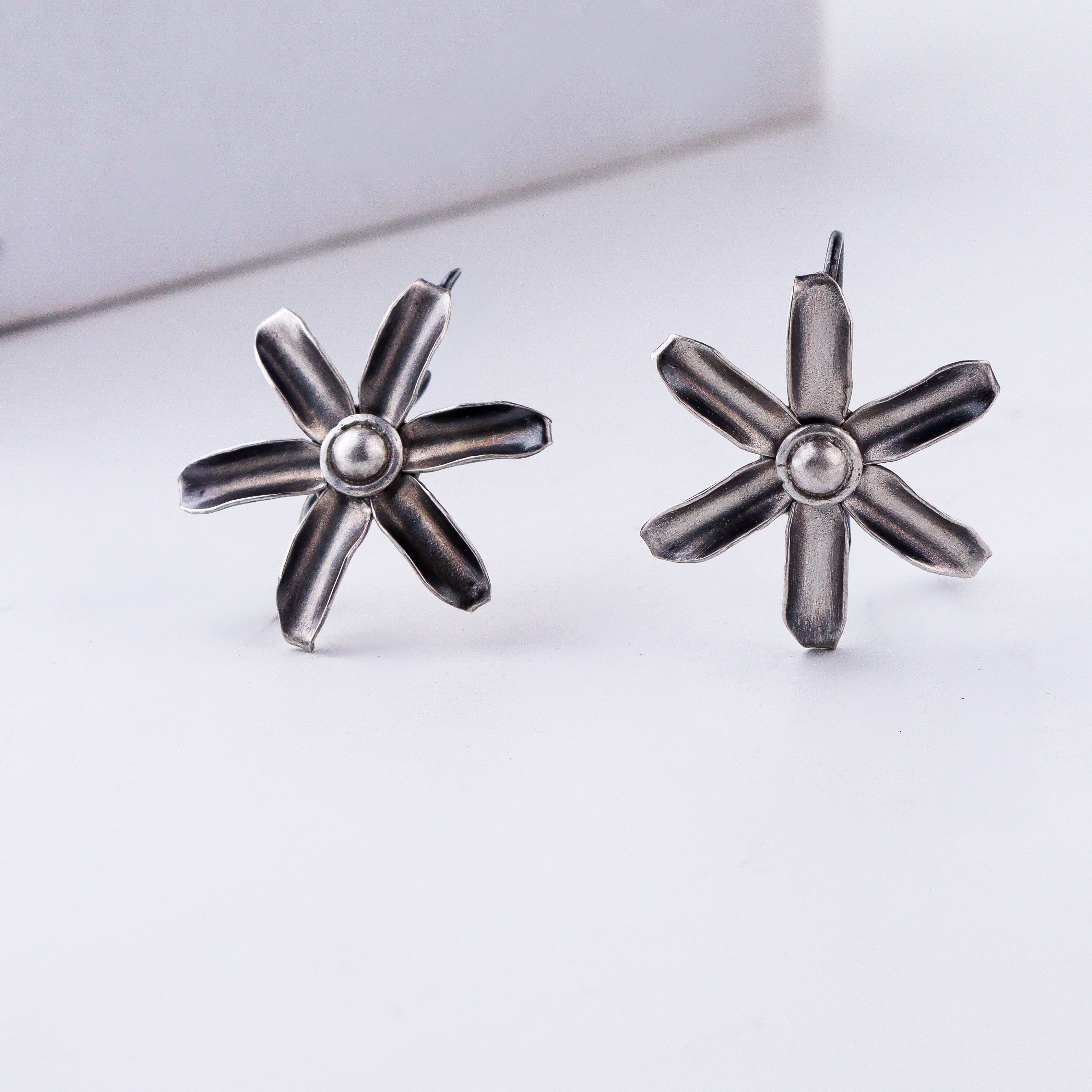 Mini Gulbahaar earrings in 92.5 sterling silver