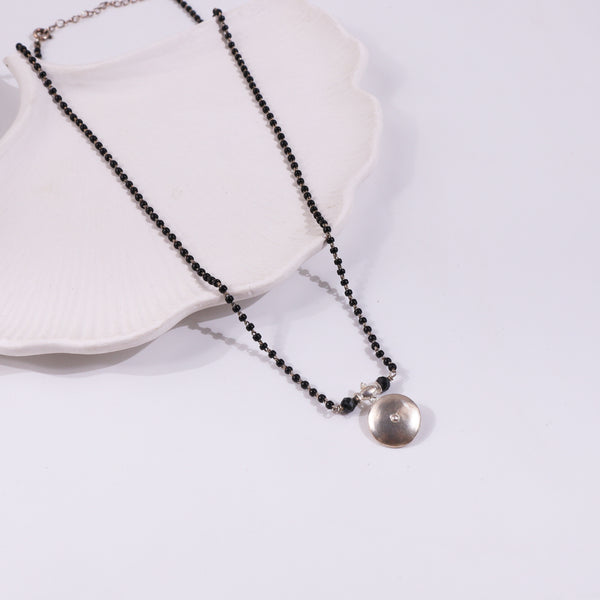 Silver Saaj Motif Mangalsutra