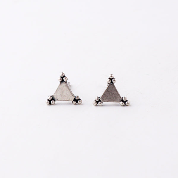 Nirbhaya Filled Studs | 92.5 Silver