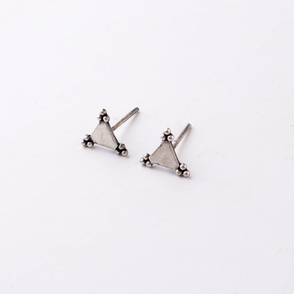 Nirbhaya Filled Studs | 92.5 Silver