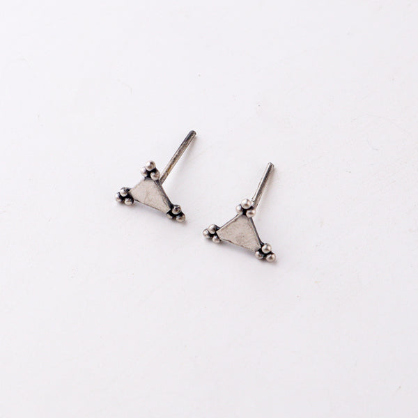 Nirbhaya Filled Studs | 92.5 Silver