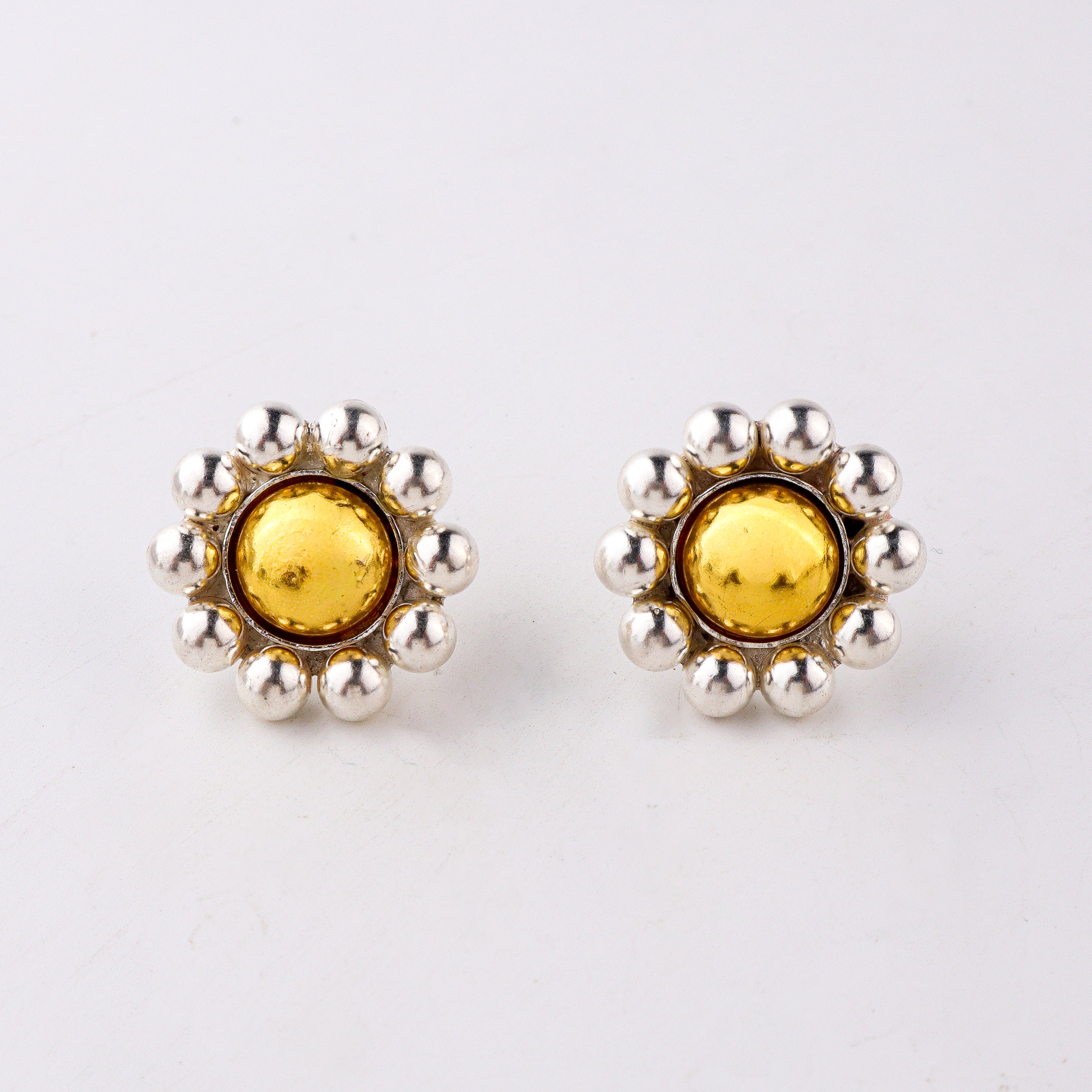 Swarna Rajat , Saaj Gath Earrings | 92.5 silver