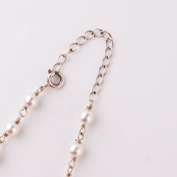 style pearl ganthan necklace with ruby and green jade for festive look