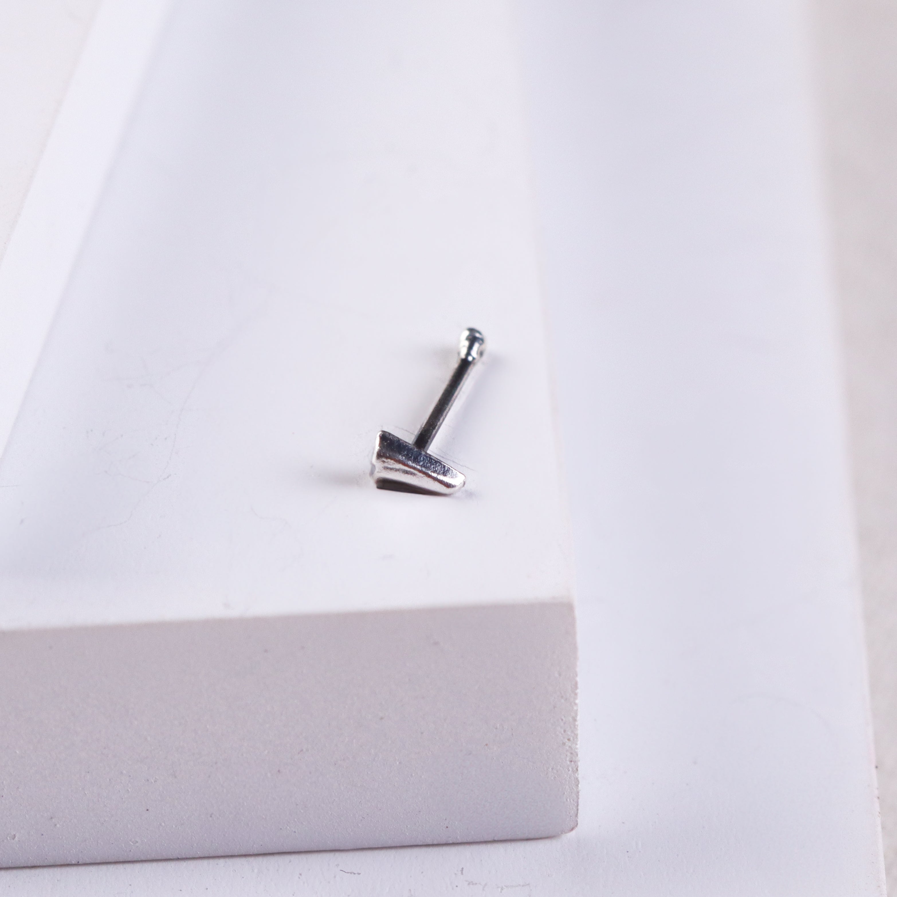 Silver Bud Nose Pin