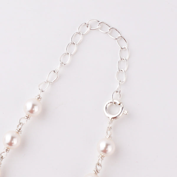 wear Silver Pearl Lapis Necklace with Carnelian for ethnic look