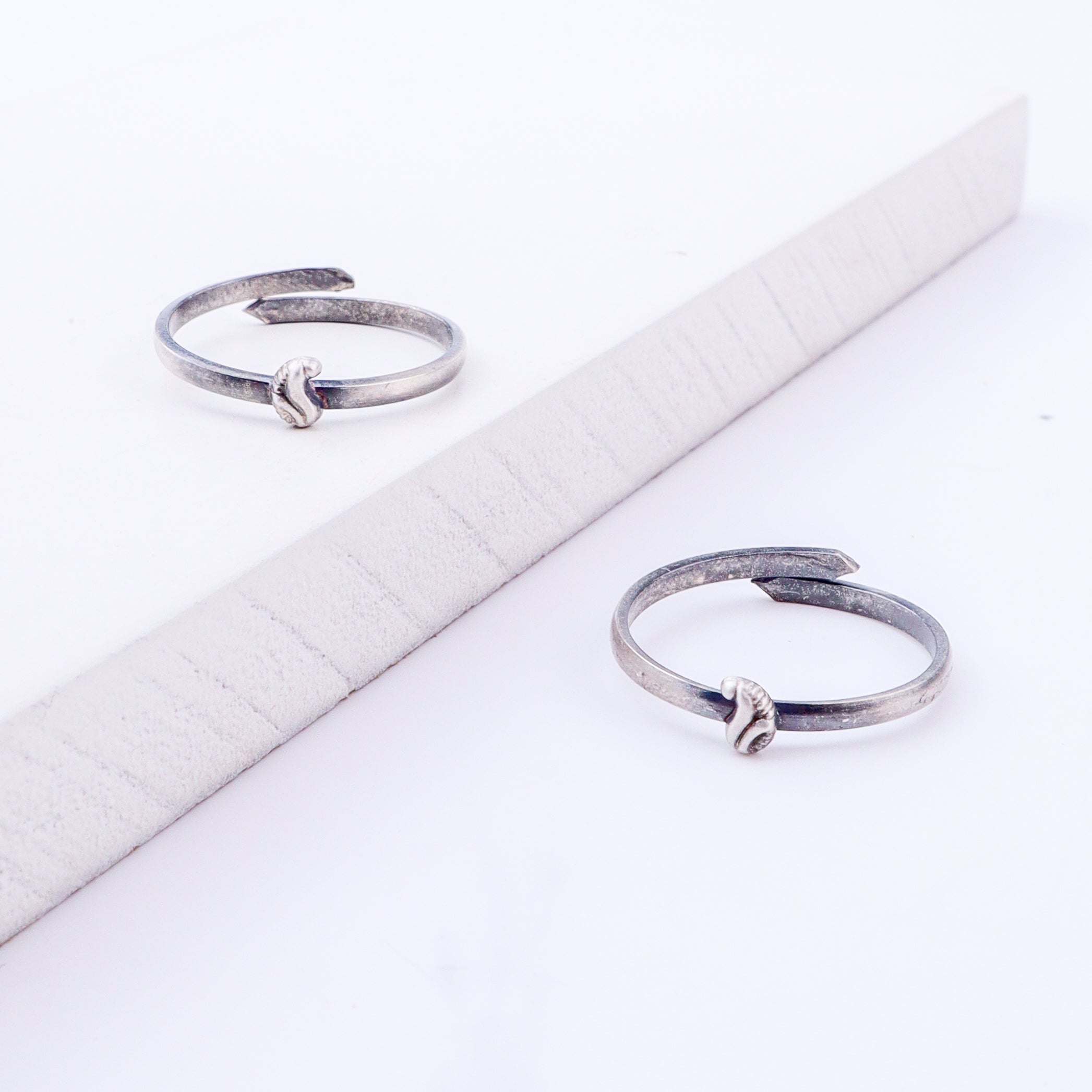 Tiny Silver Adjustable Koyari Toe Ring