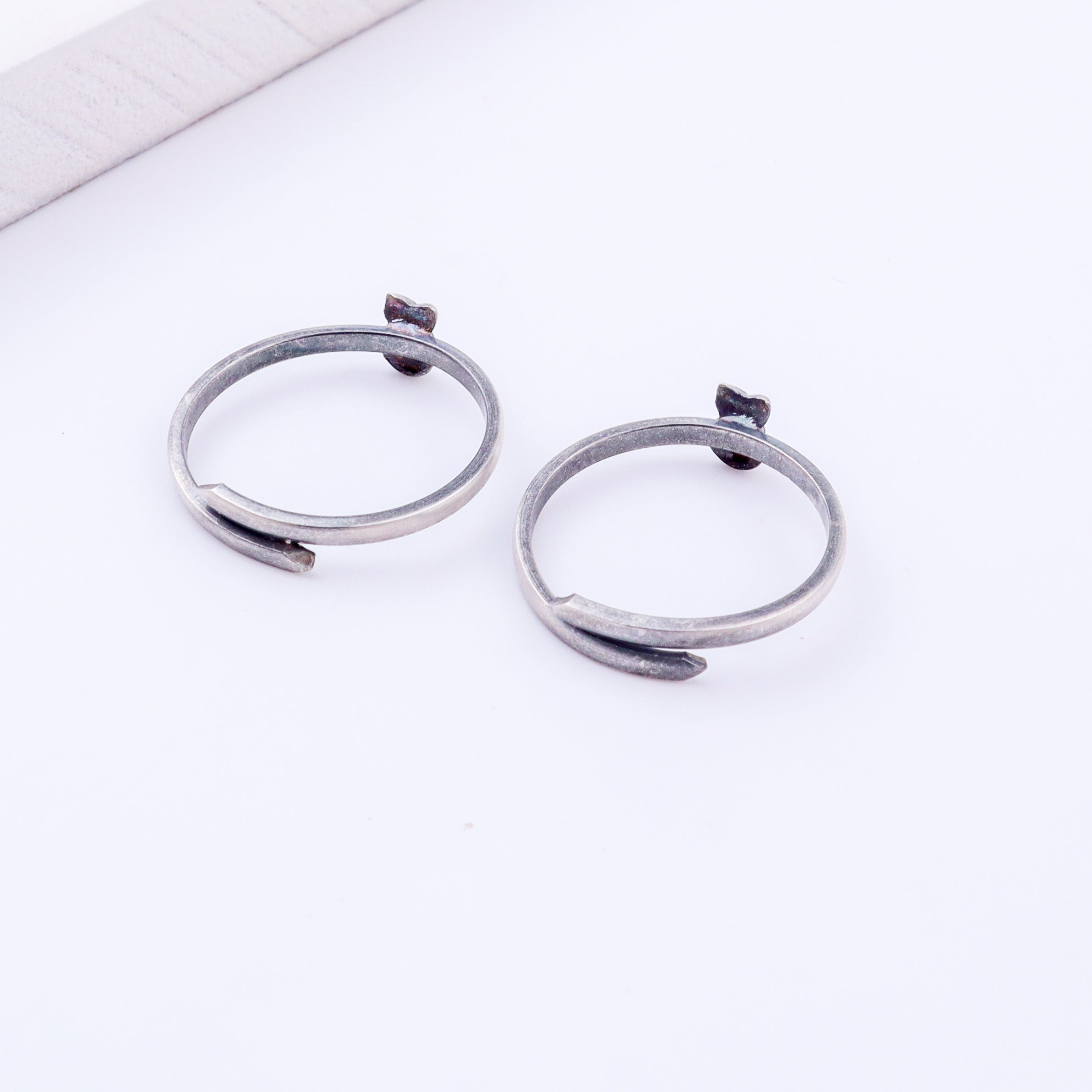 Tiny Silver Adjustable Fruit Toe Ring
