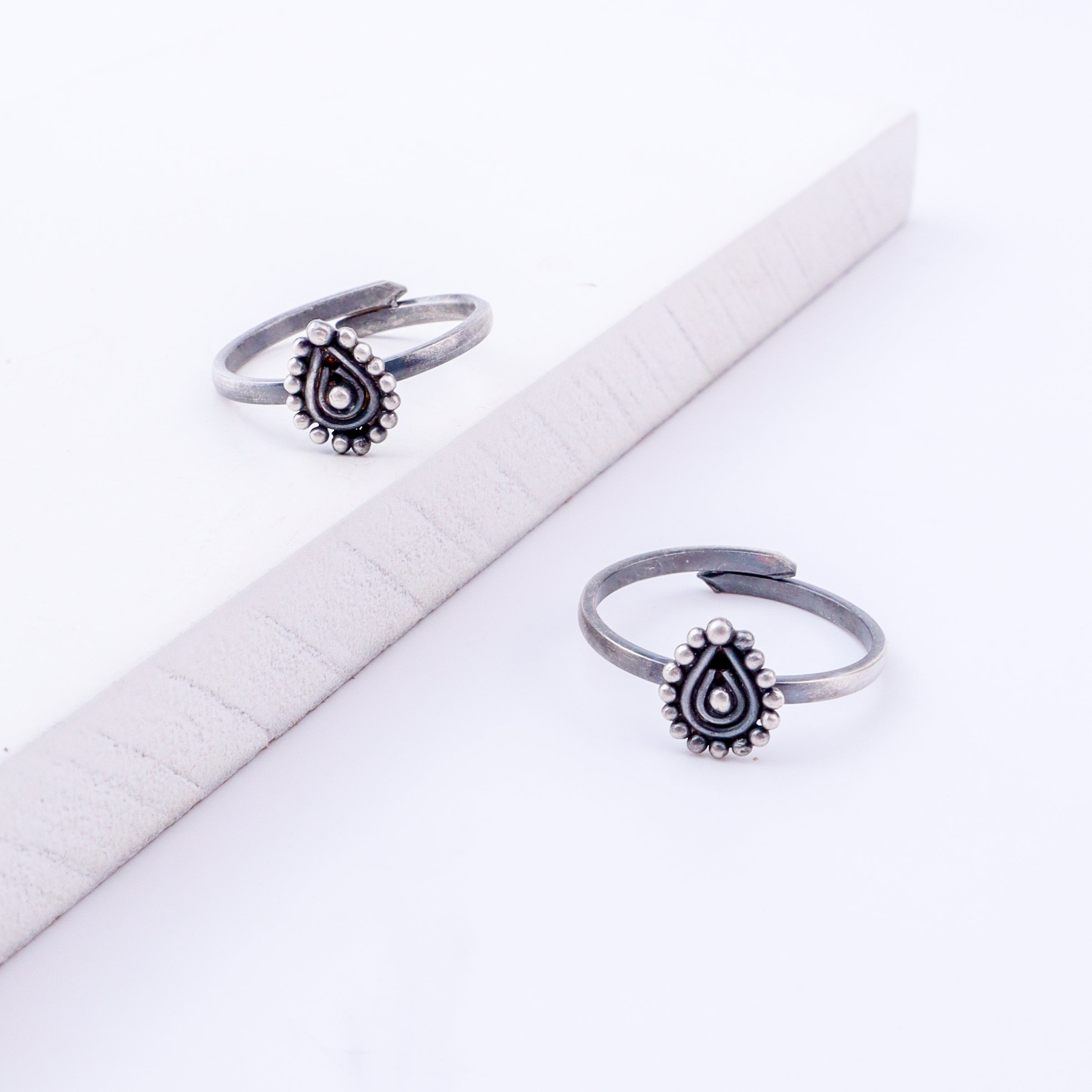 Tiny Silver Adjustable Parna Toe Ring