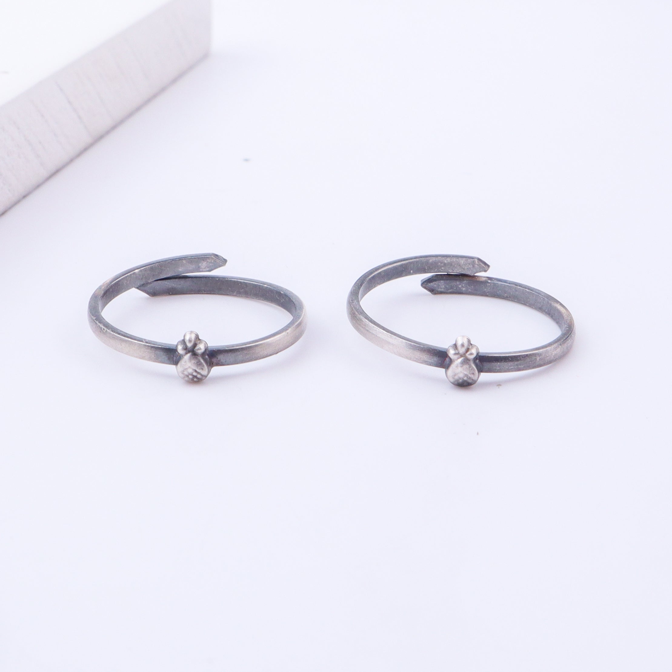 Tiny Silver Adjustable Pineapple Toe Ring