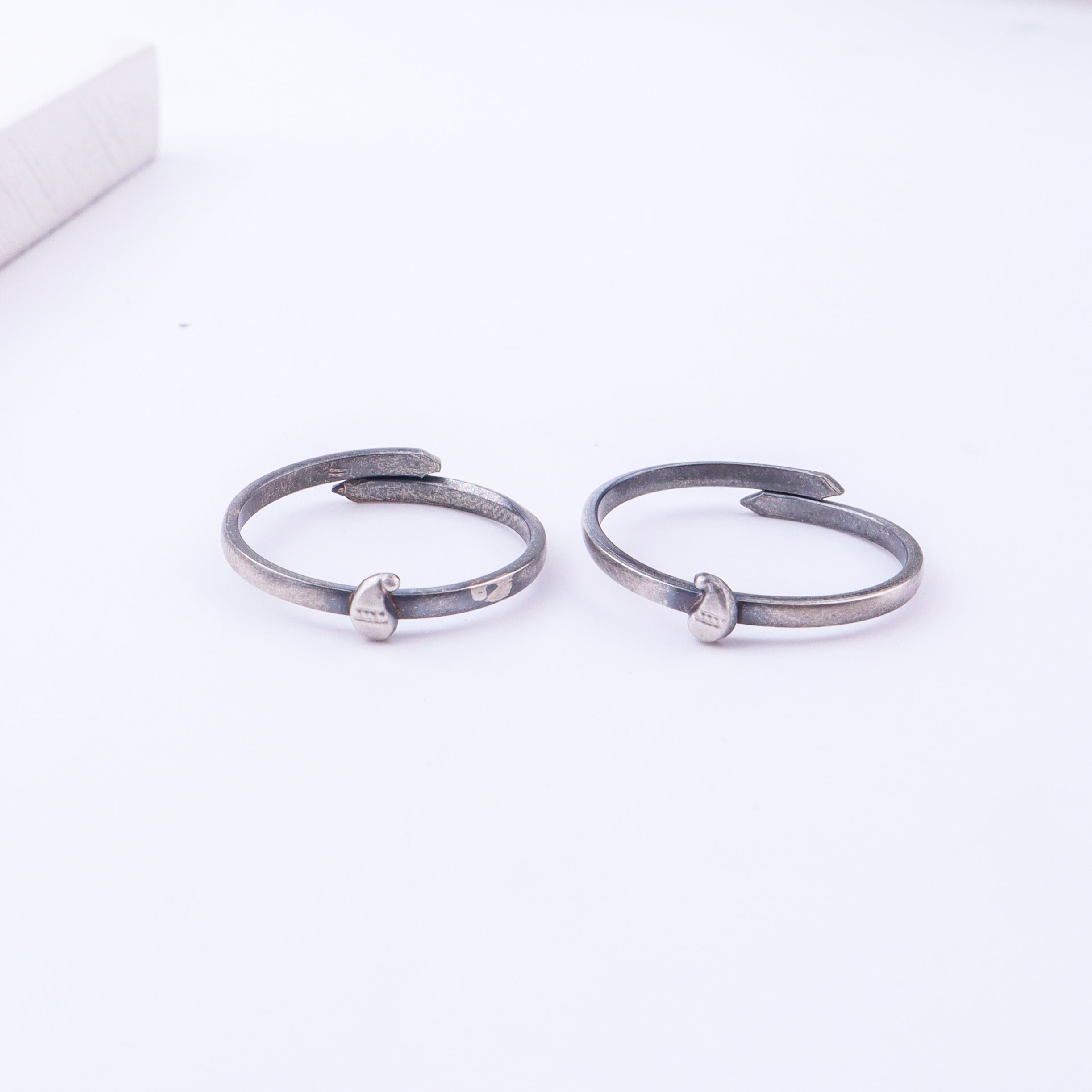 Tiny Silver Adjustable Koyari Toe Ring