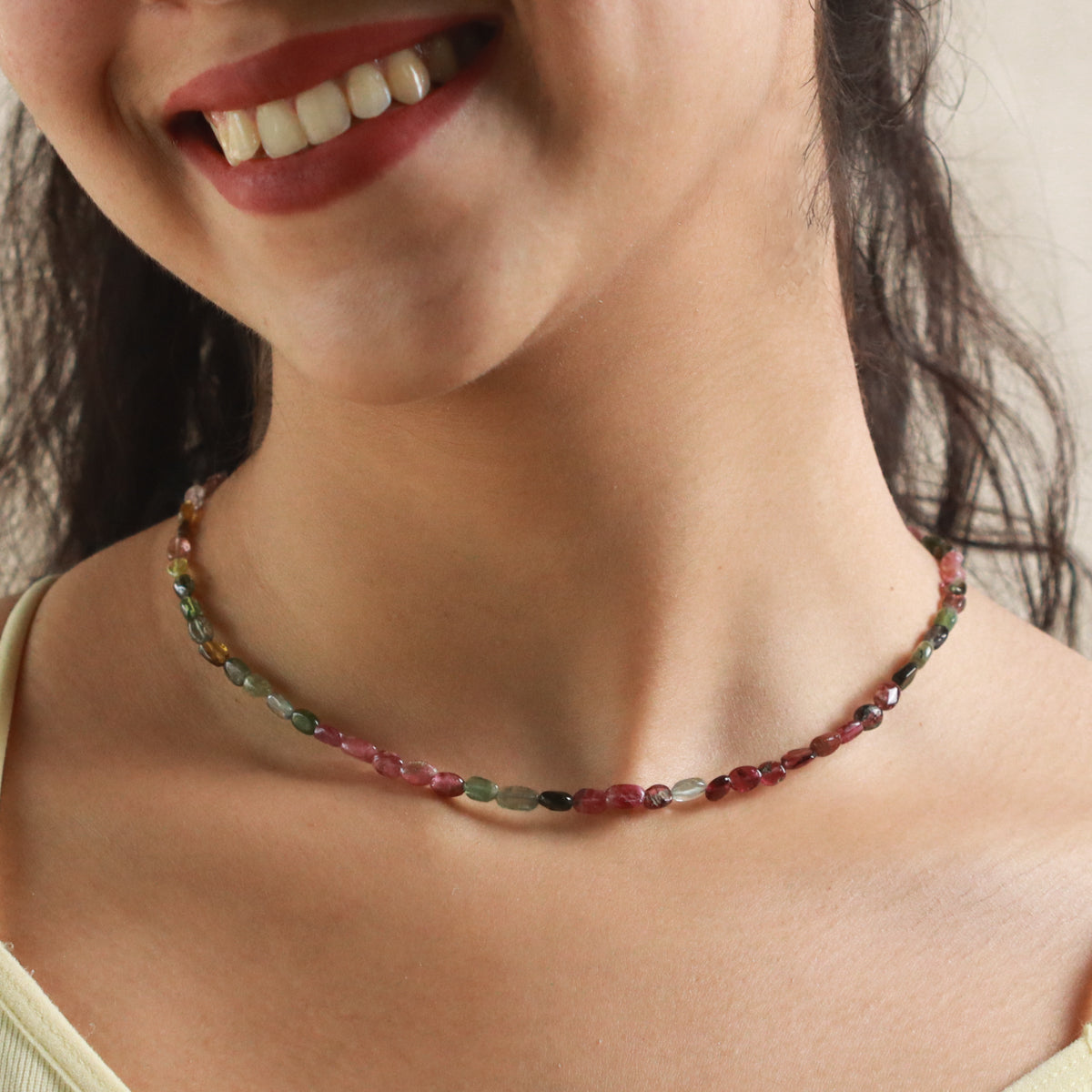 Tourmaline Silver Necklace