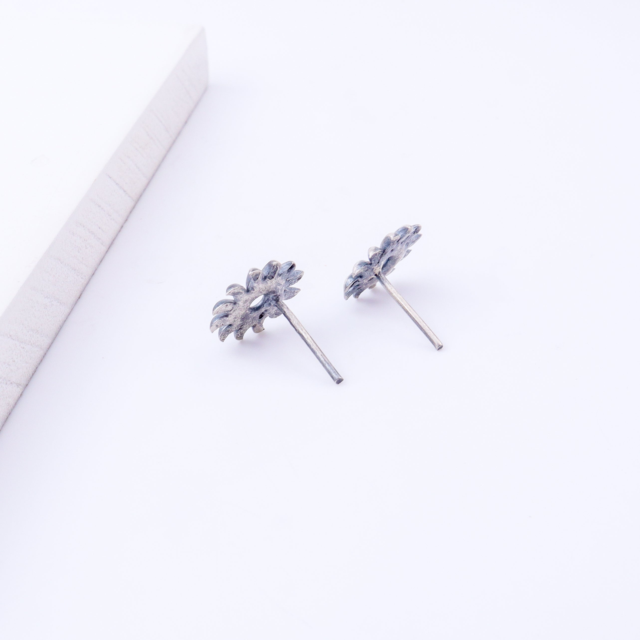 Silver Sun Motif Studs | 92.5 Silver