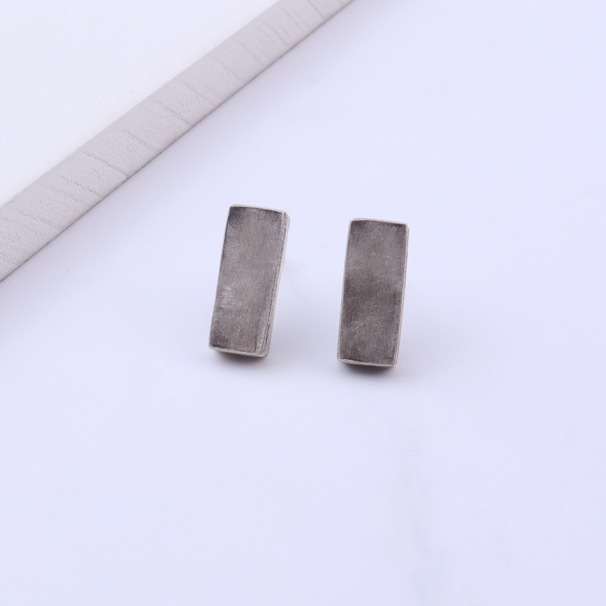 Silver Box Earrings – 92.5 Sterling Silver