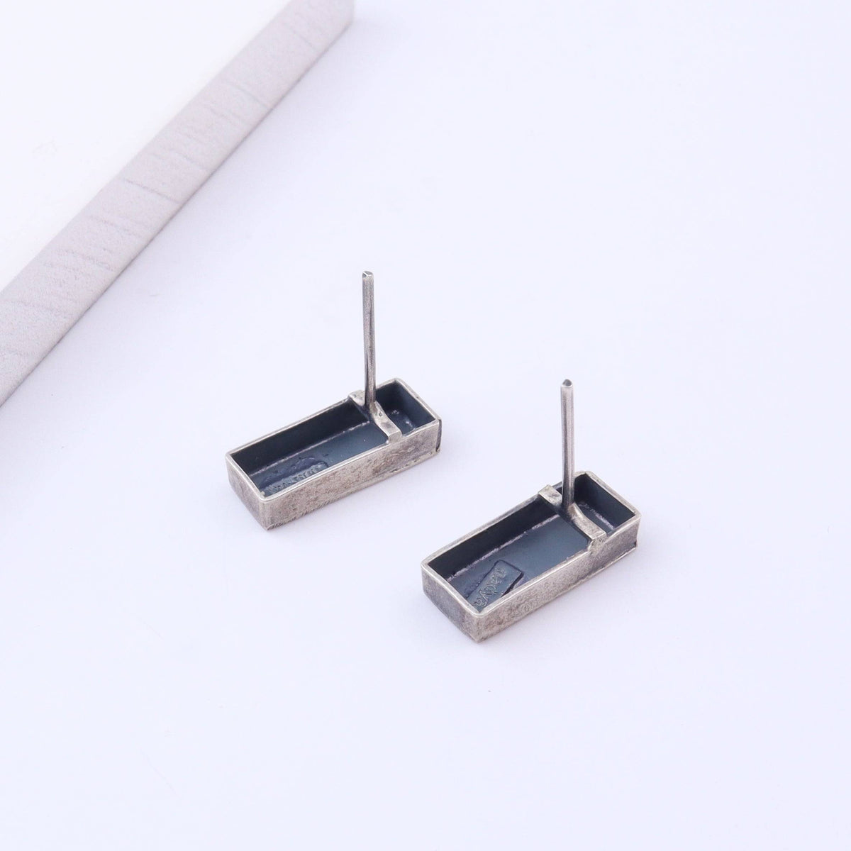 Silver Box Earrings – 92.5 Sterling Silver