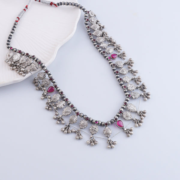 Oxidised Silver Saaj (Made to Order)