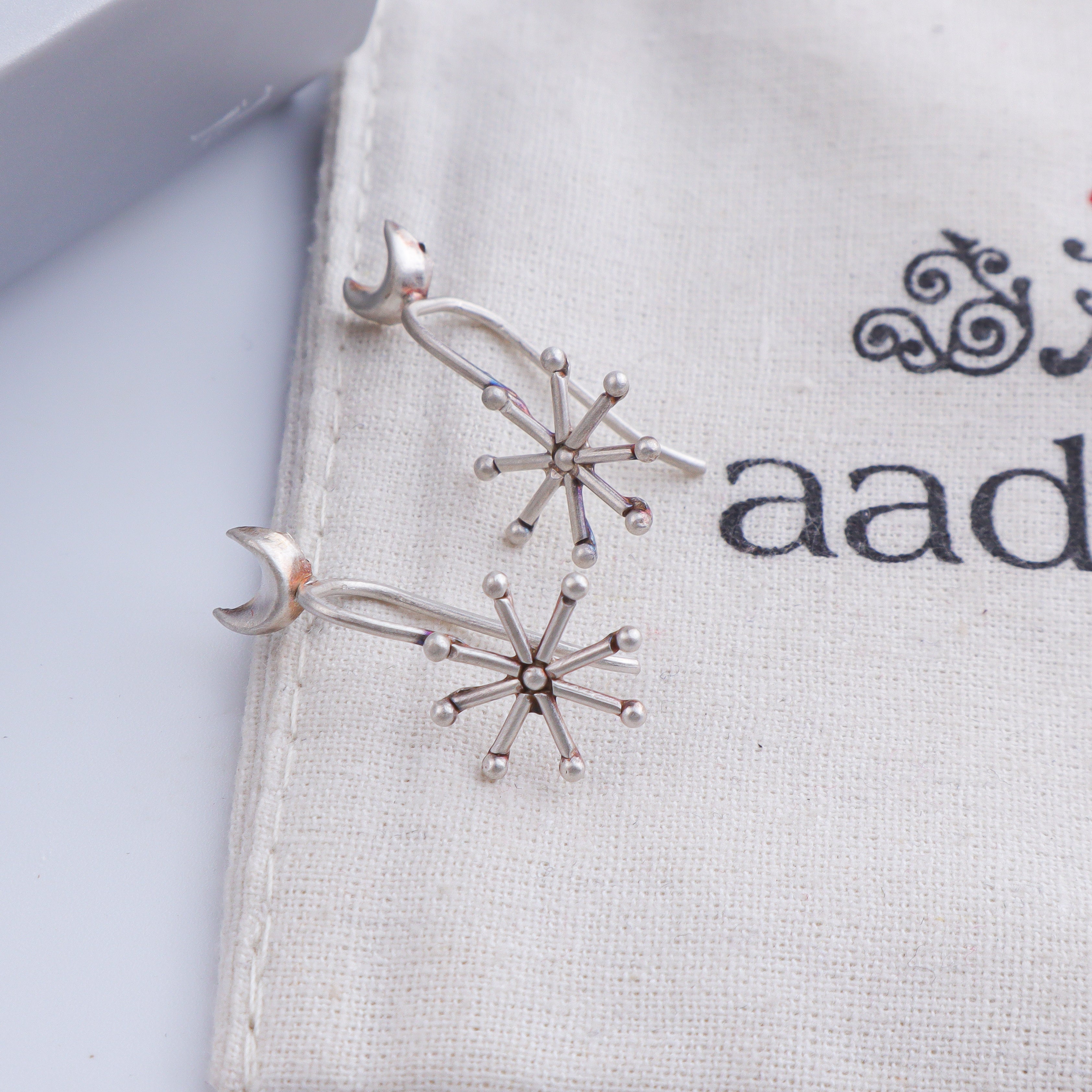 Chandrakor Snowflake Bugadi (Clip-on)