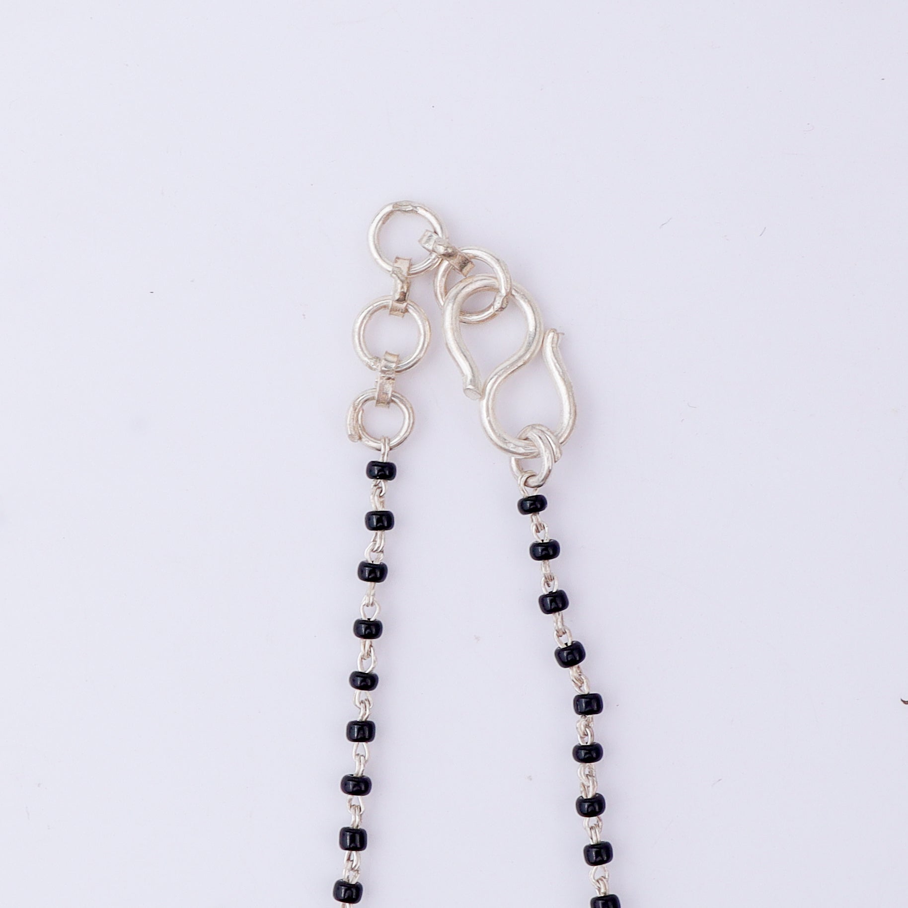 Silver Charm Mangalsutra : Star with Ghungroo