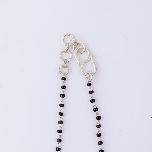 Silver Charm Mangalsutra : Star with Ghungroo