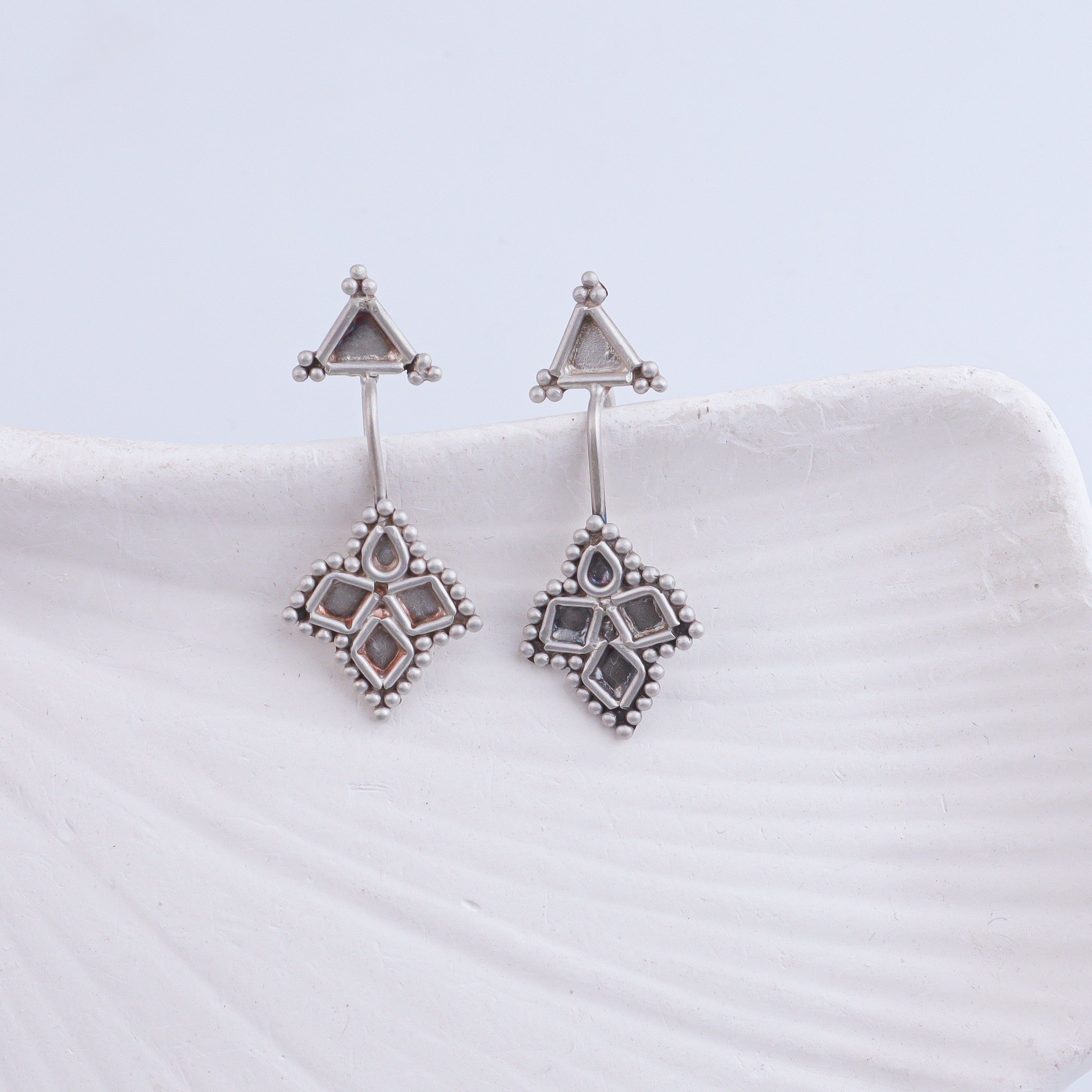 Nirbhaya & Diamond Cluster Bugadi (Clip-On)