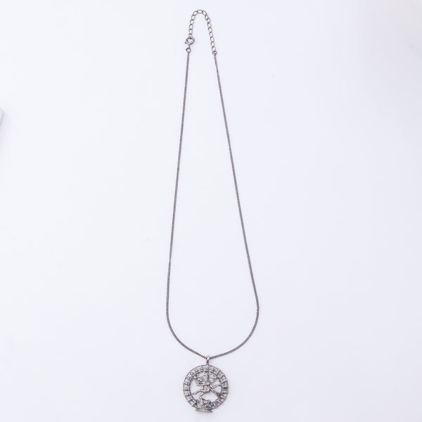 Silver Nataraja Pendant with Chain
