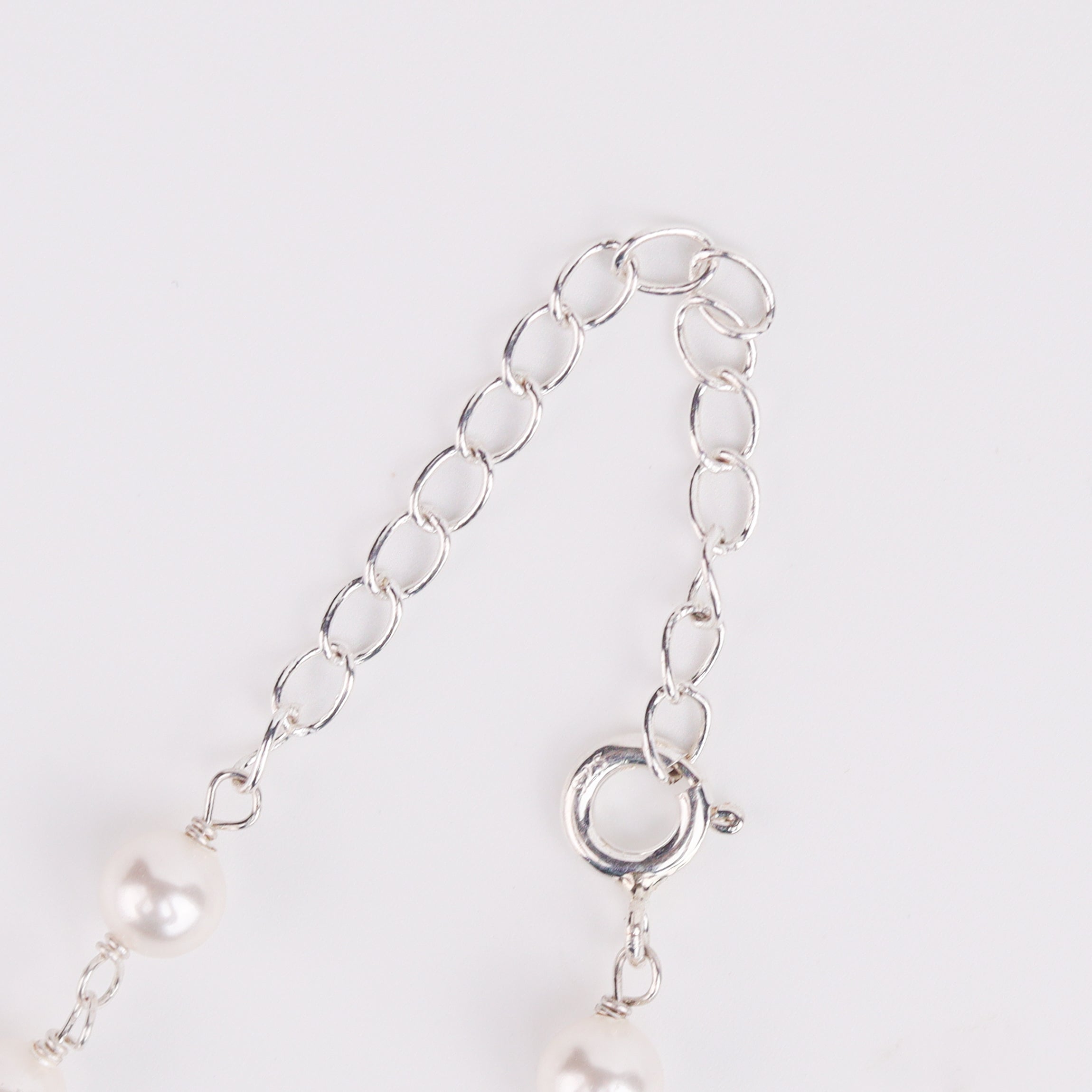 Pearl ganthan necklace with Semipricious stones