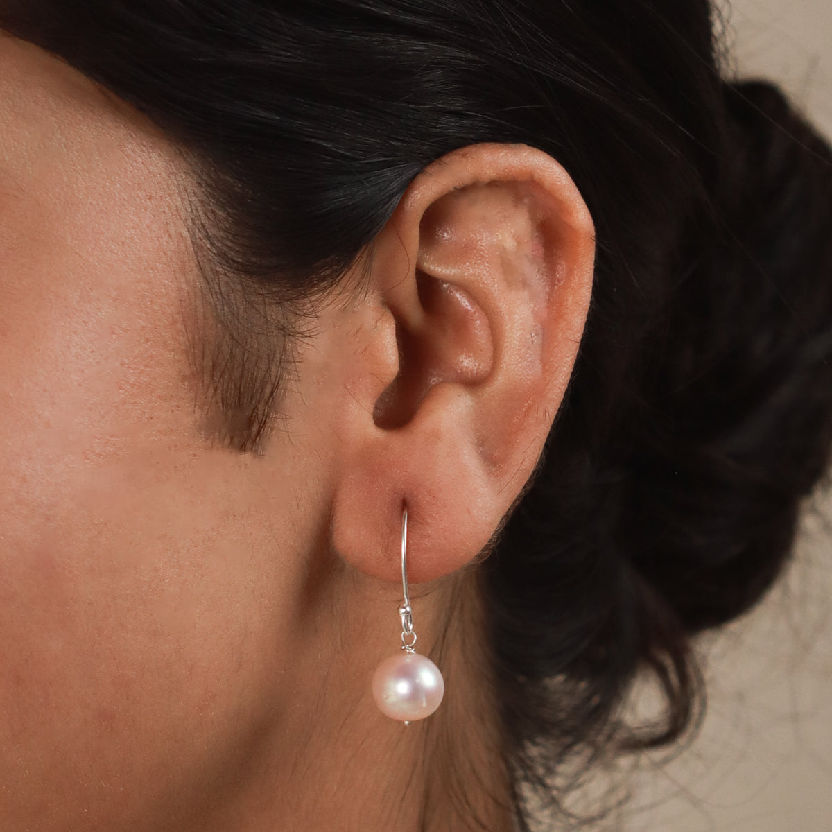 Pearl Silver Earring