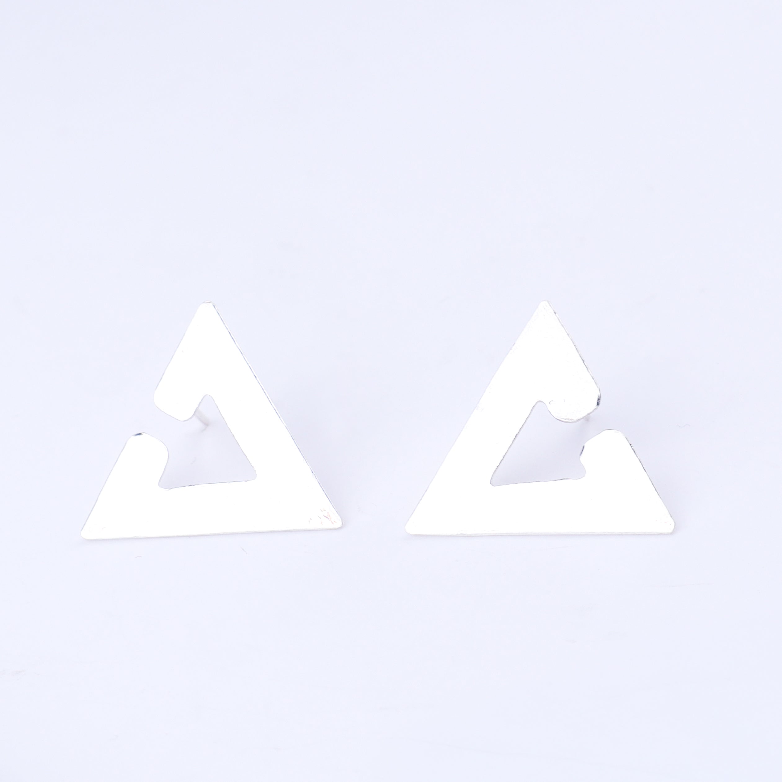 Geometric Triangle Earrings