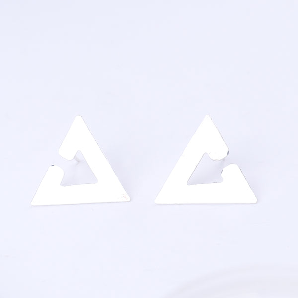 Geometric Triangle Earrings