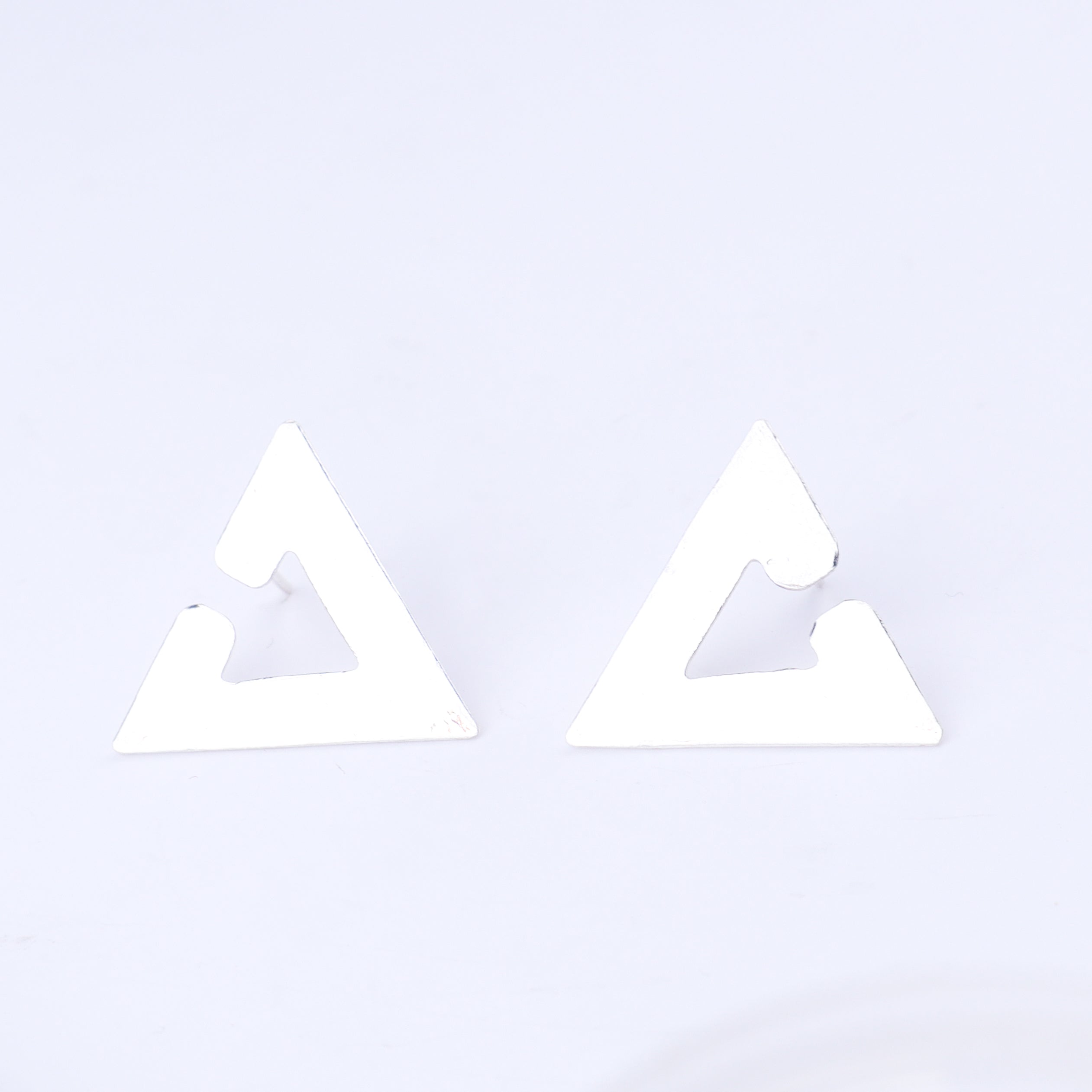 Geometric Triangle Earrings