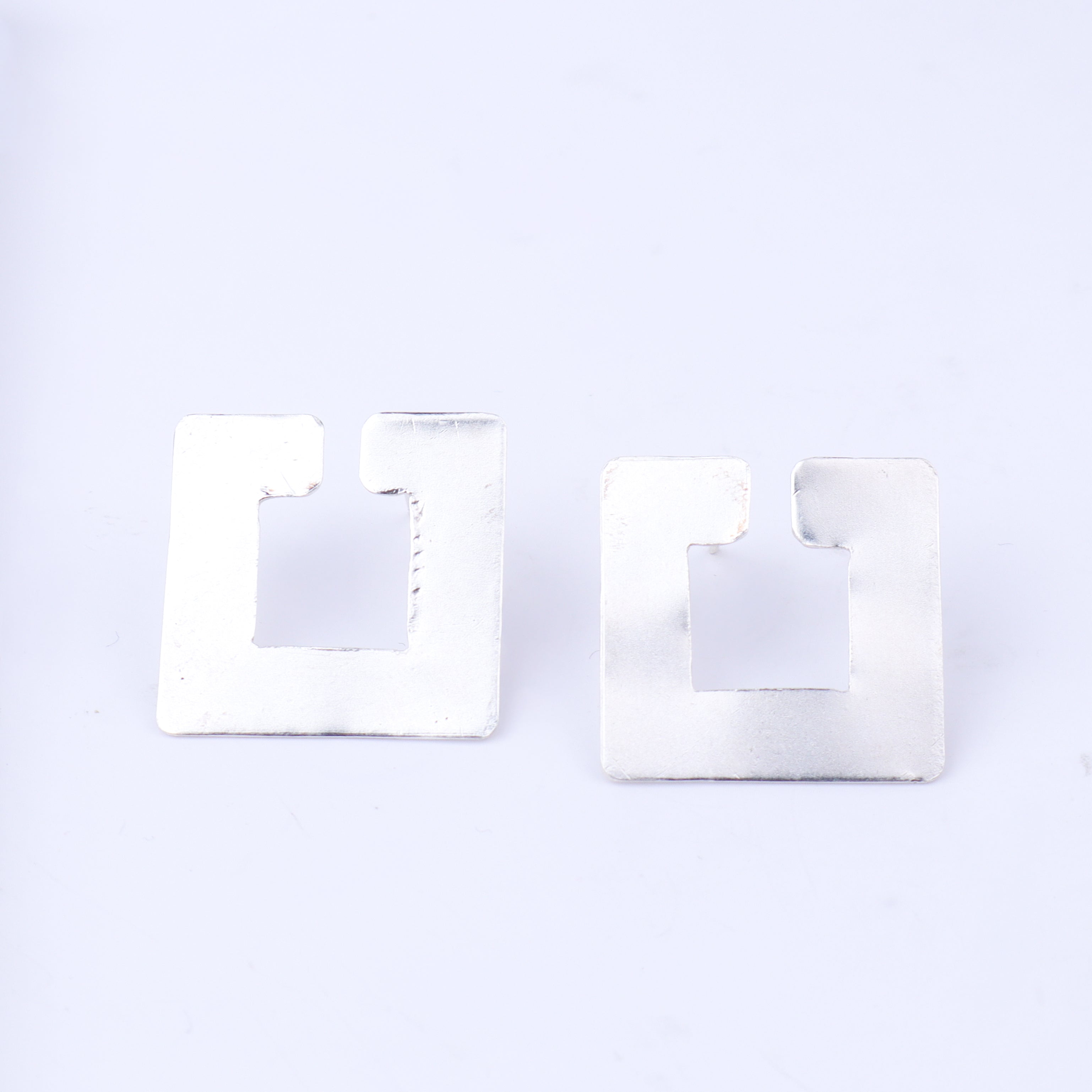 Geometric Square Earrings