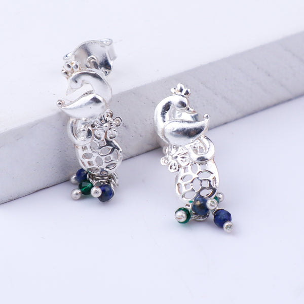 Peacock Feather Earrings