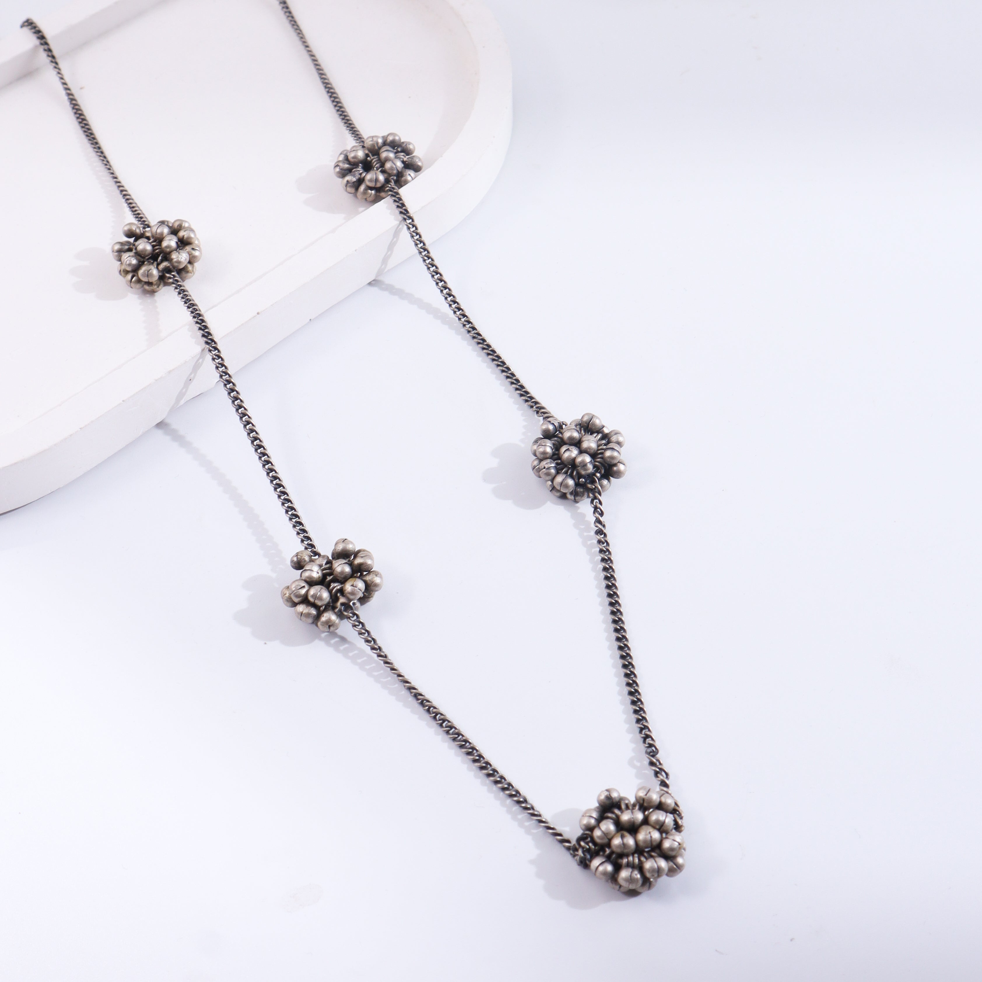 Silver Ghungroo Chain jewelry