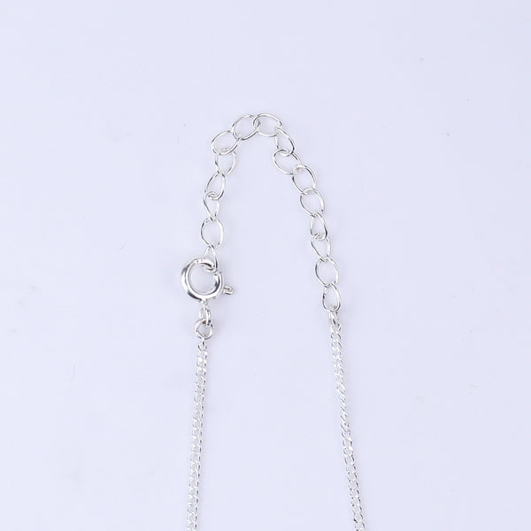 Silver chain with large links for jewelry