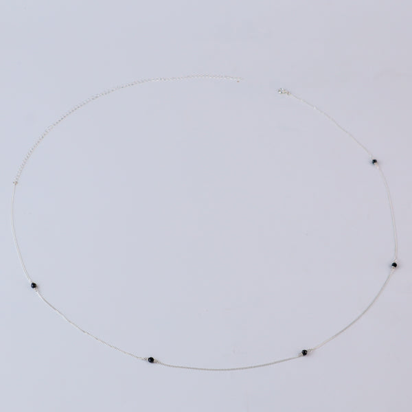 Waist chain / Kamar bandh with Black Spinel