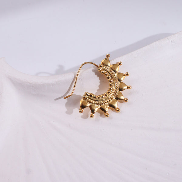Gold Plated Silver Ghumat Nath jewelry for women