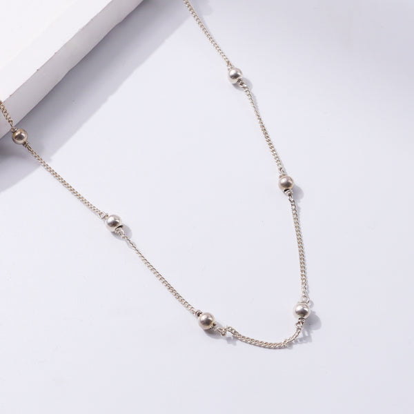 92.5 Sterling Silver Bead Chain