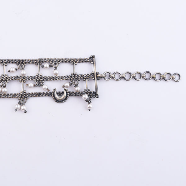 Multicharm Oxidized Anklet (Painjan)