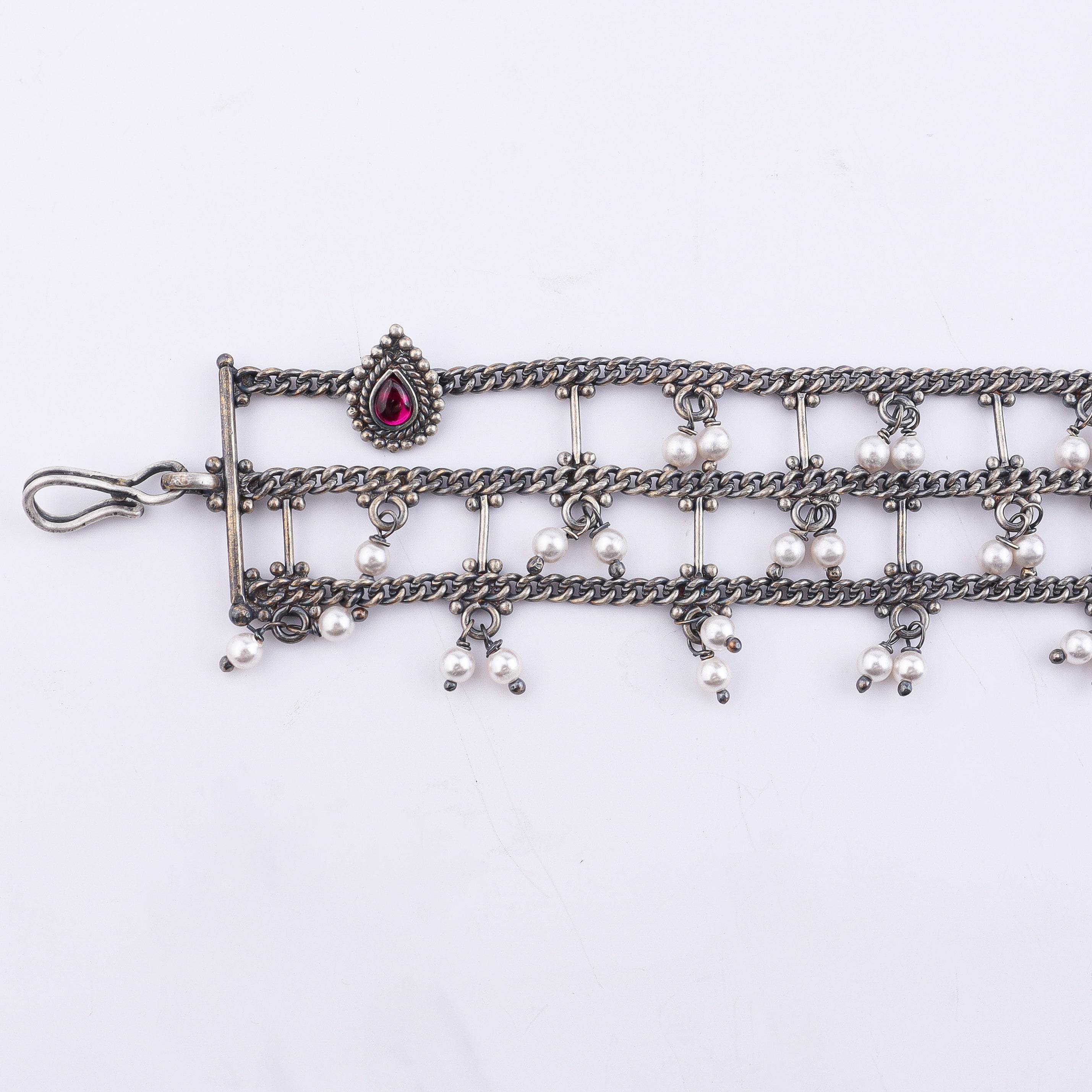 Multicharm Oxidized Anklet (Painjan)