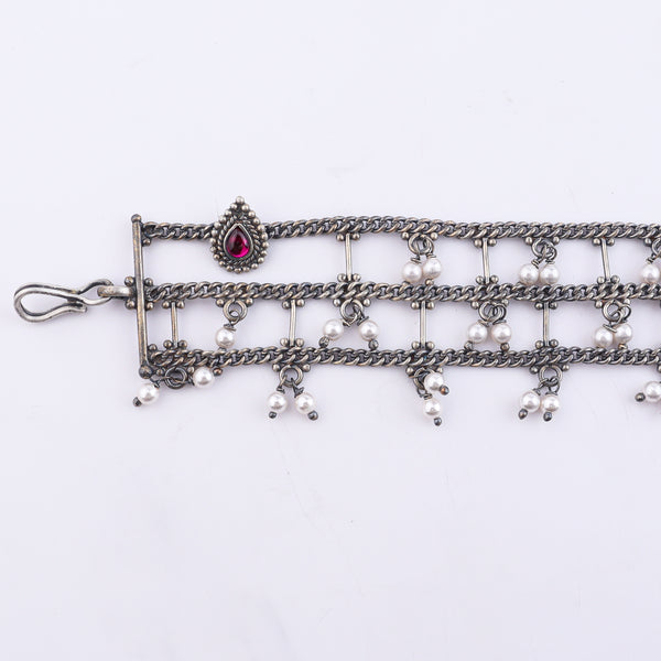 Multicharm Oxidized Anklet (Painjan)