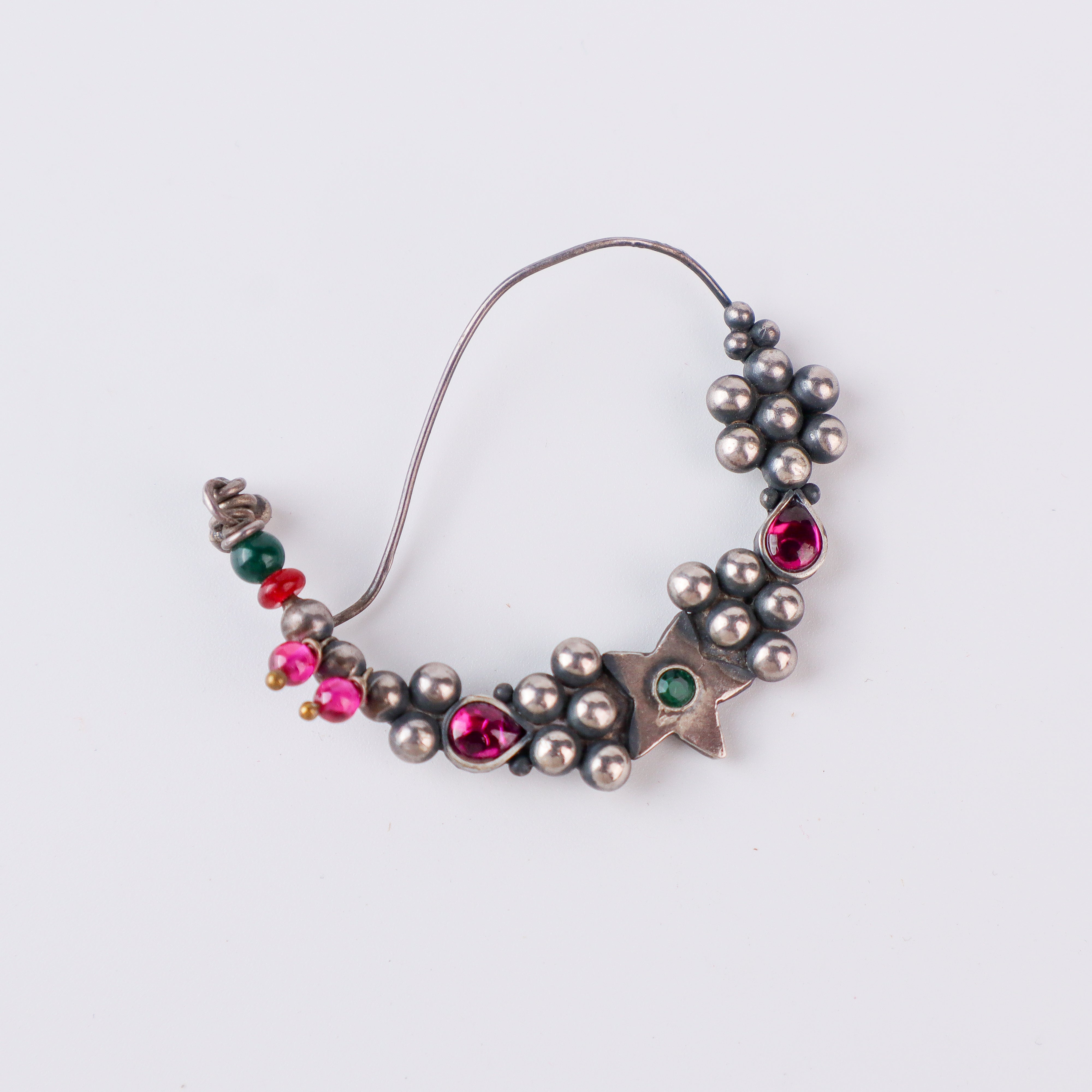 Silver Indrayani Nath (Left, Pierced)