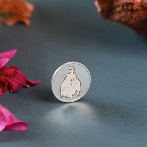 Silver Shree Krishna Coin - 5gm