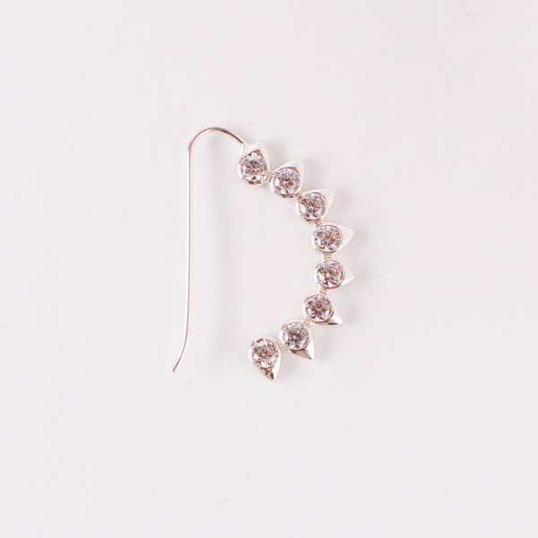 CZ petal nath (big) pierced jewelry