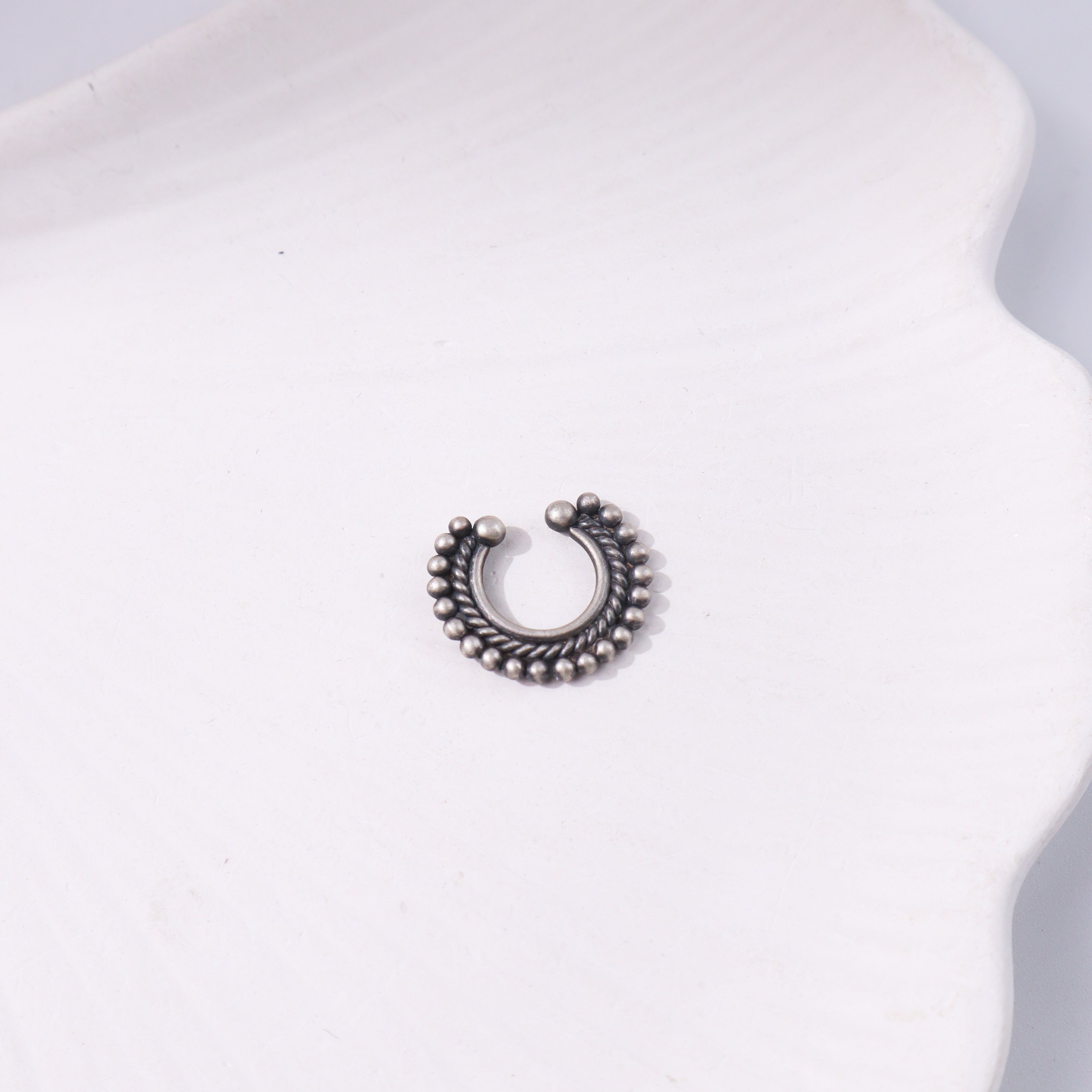 Dotted Septum Nose Ring | 92.5 Sterling Silver