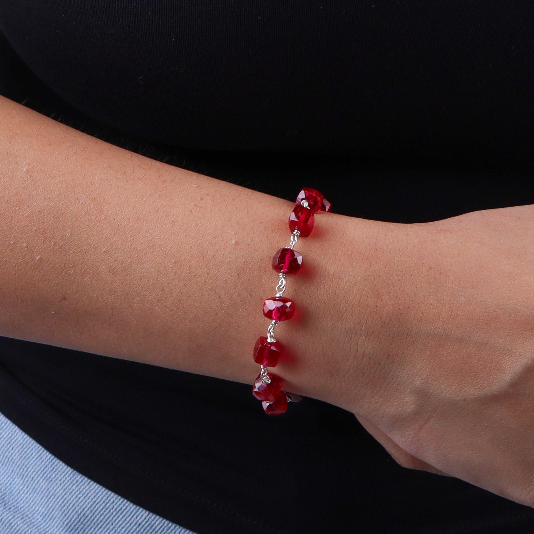 Ruby Ganthan Bracelet