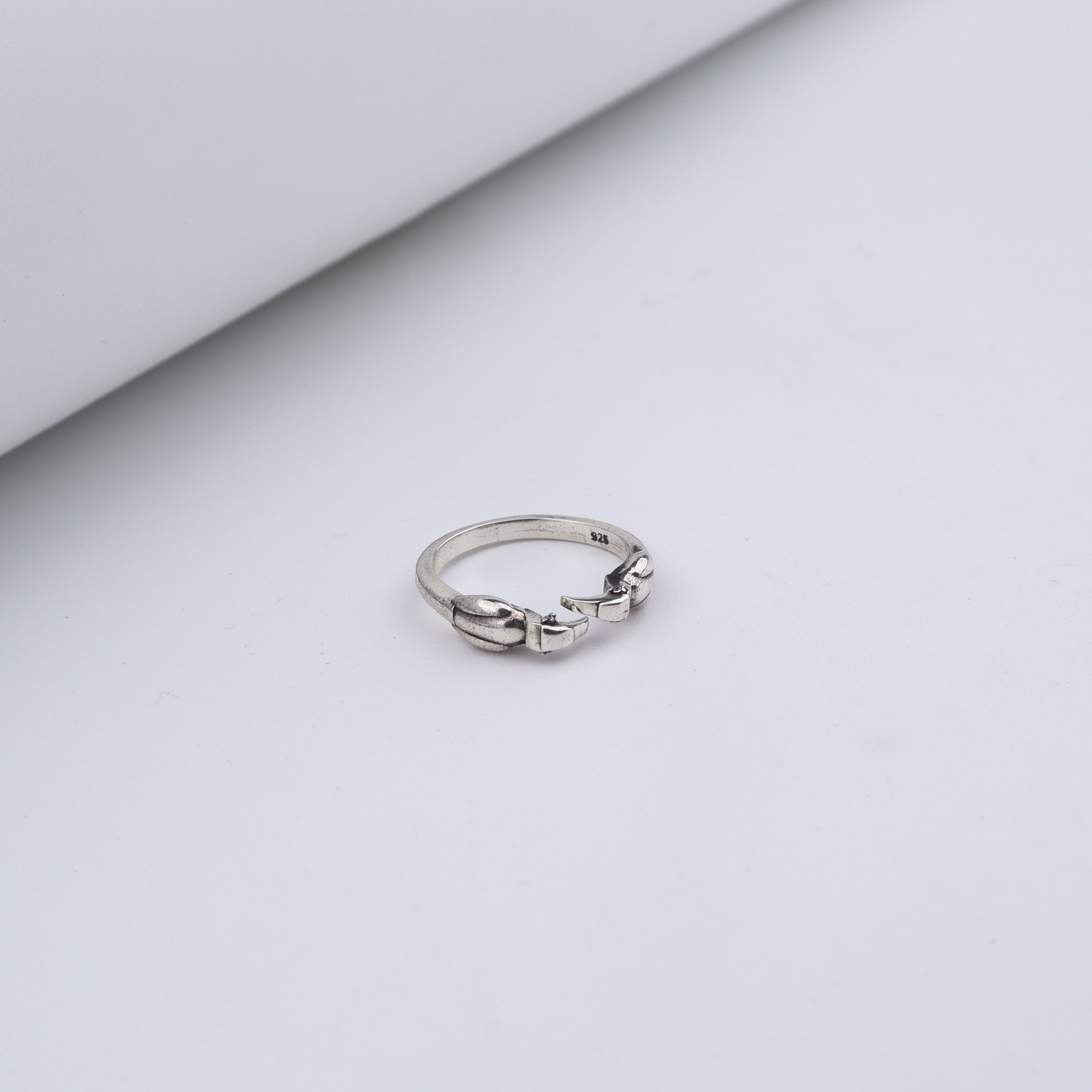 Silver Hornbill unisex ring