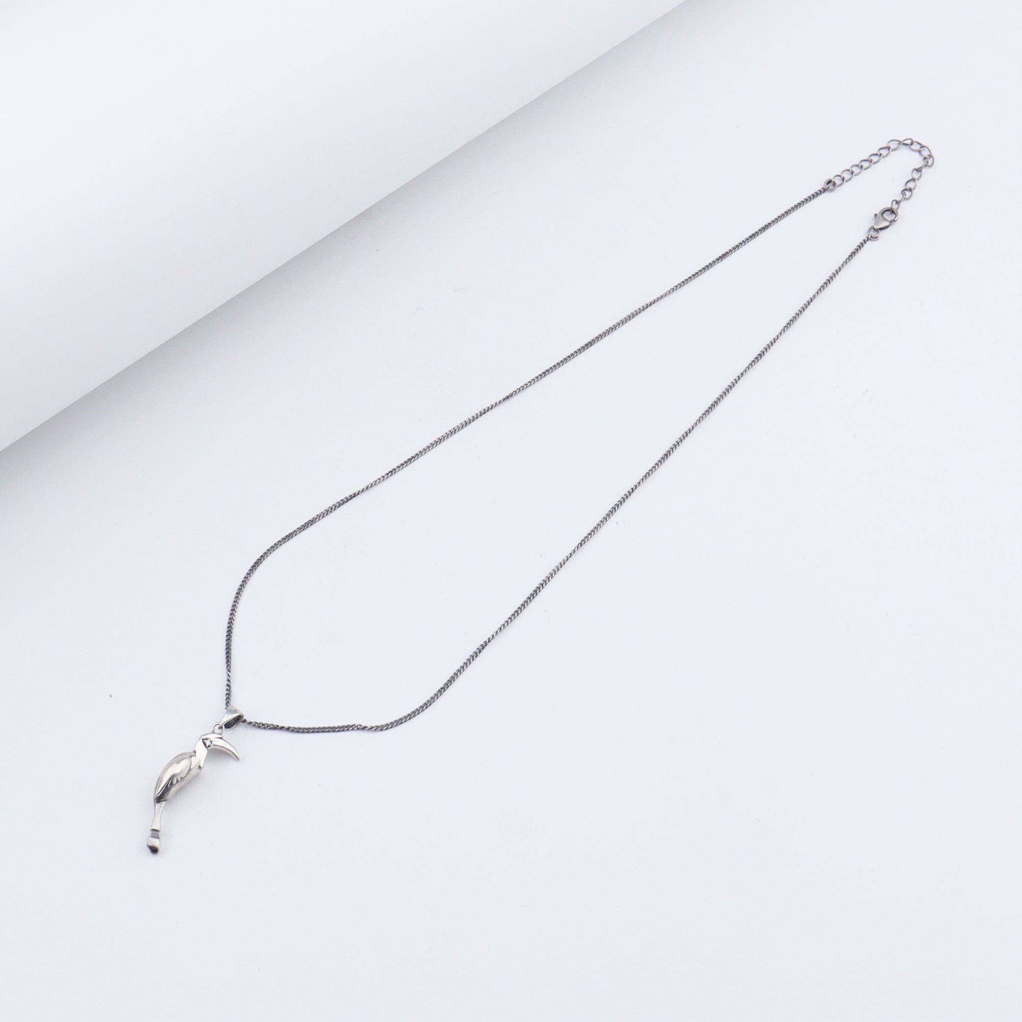 Silver Hornbill pendant (without Chain)