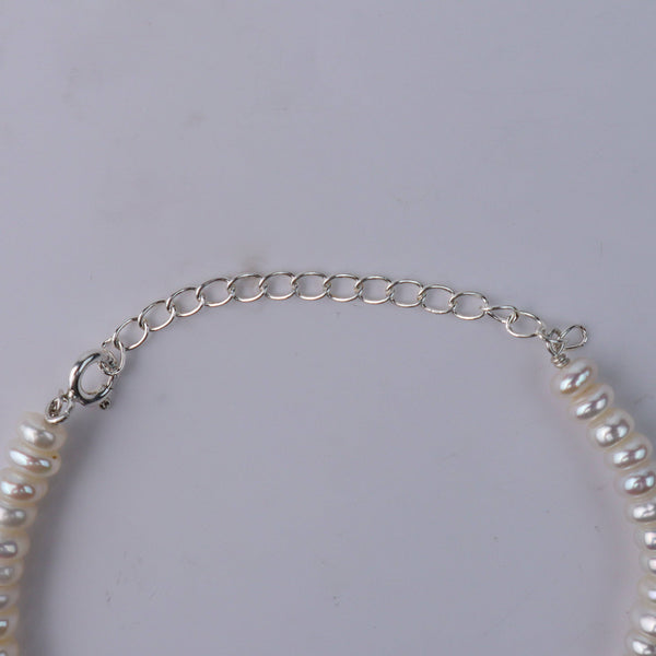 Pearl Pipe Bracelet | 92.5 Silver