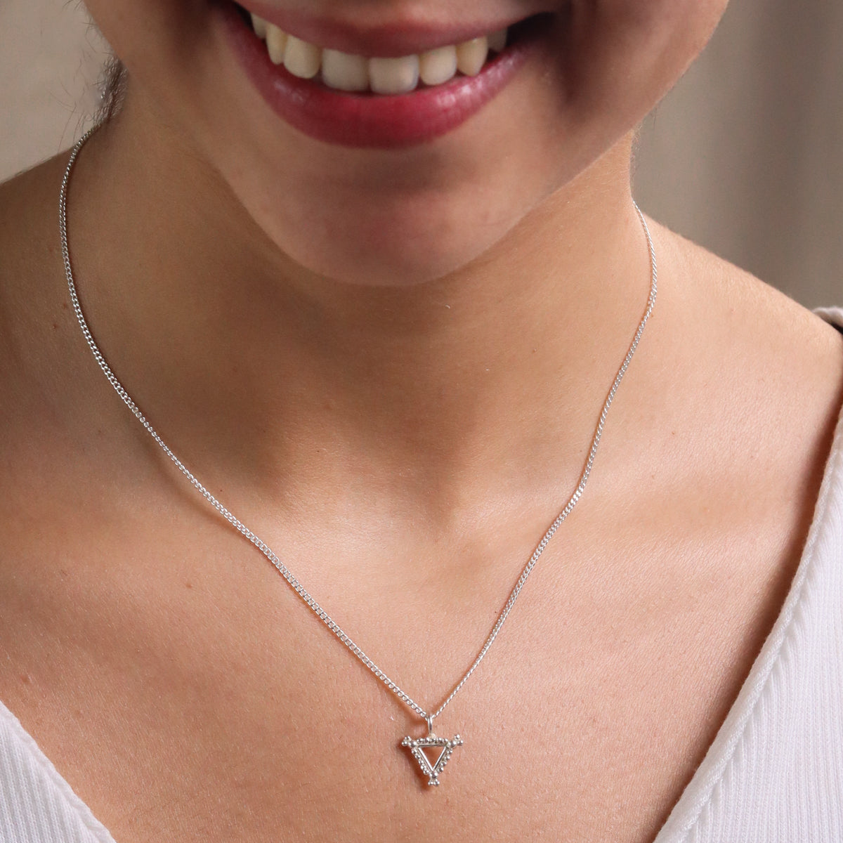 Daily Wear Silver Kimaya Necklace