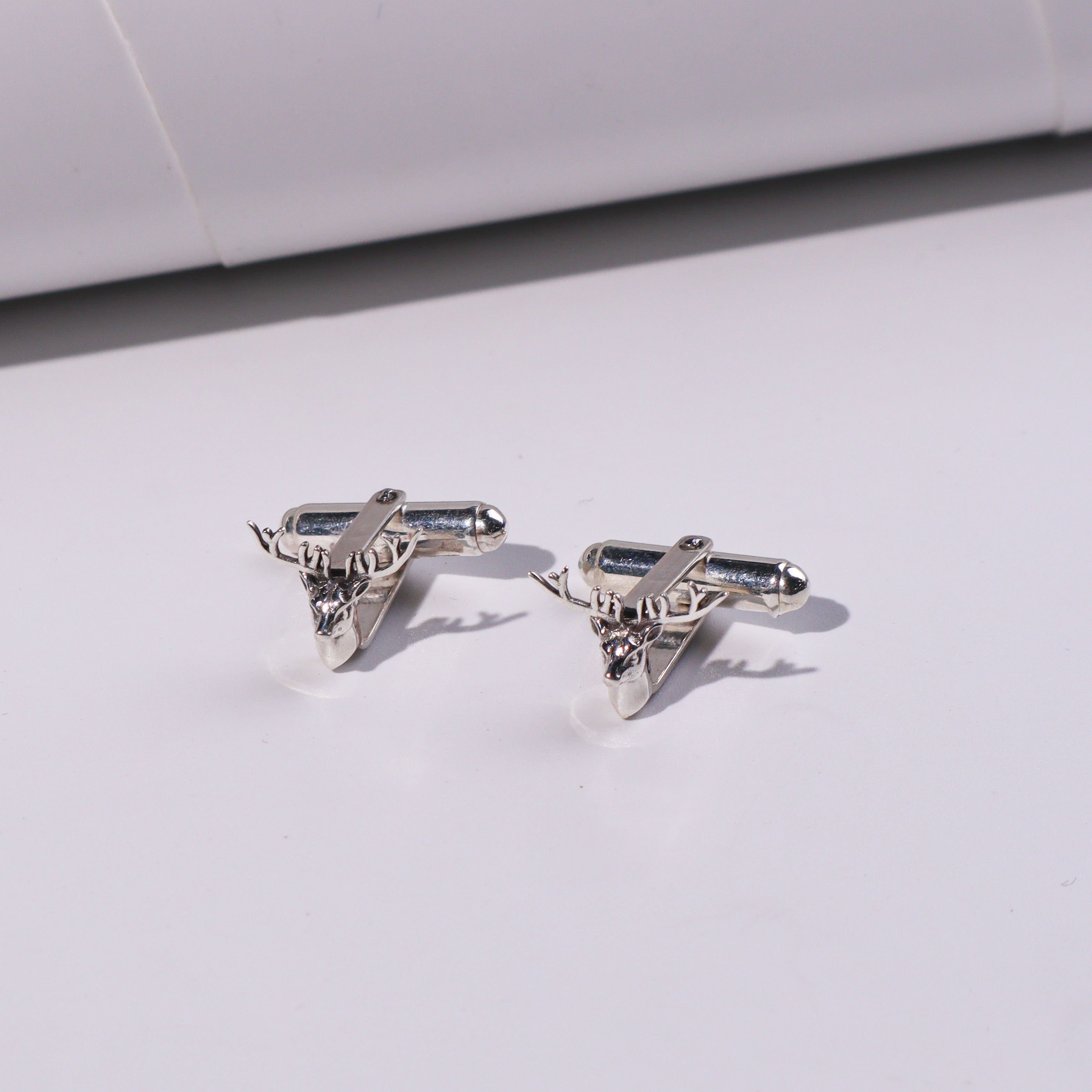 Silver Deer Cufflinks